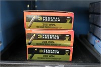 3- Boxes Federal Premium .308 WIN 180-grain