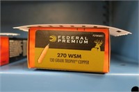 Box Federal Premium.270 WSM 130-grain