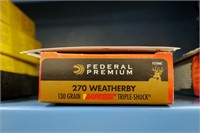 Box Federal Premium .270 Wby 130-grain