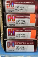 9- Boxes Hornady Superperformance .243 WIN