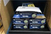 5- Boxes Federal .243 WIN 85-grain copper
