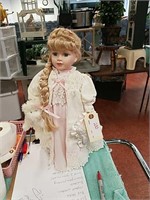 doll on stand
