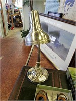 Silver metal lamp