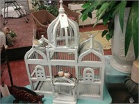 White bird cage