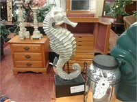 Seahorse statue