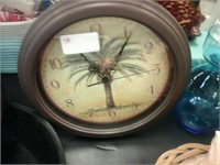 Palm tree clock