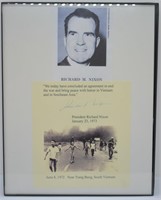 President Richard Nixon Autographed Card w/ COA