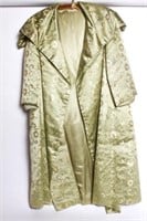 Dynasty Hong Kong Gilt Embroidered Silk Swing Coat