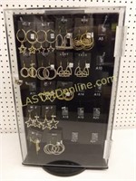 SPINNING METAL JEWELRY DISPLAY & CONTENTS