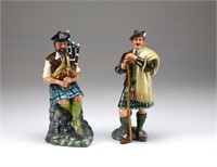 Royal Doulton The Laird and The Piper figures
