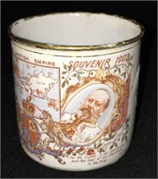 1902 Coronation Souvenir Enamelware Cup