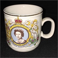 1952-1977 Queen Elizabeth Silver Jubilee Mug