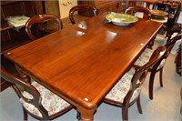 Country style mahogany dining table,
