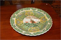 Large Chinese platter with leaping fish,