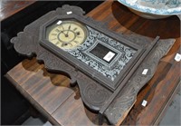 Antique Ansonia gingerbread mantel clock,