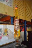 Retro Italian liqueur bottle lamp,