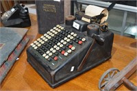 Burroughs portable adding machine,