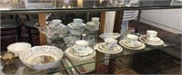 SHELF OF ASSORTED CHINA INCLUDES: