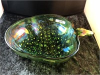 CARNIVAL GLASS FRUIT BOWL