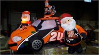 8ft blowup home depot Tony Stewart Christmas Car