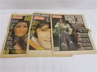 STAR GOSSIP NEWSPAPERS, ELVIS SET OF THREE