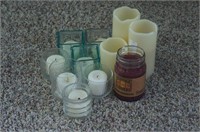 Lot of assorted candles