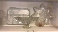 4 pc assorted glassware