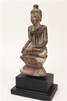 Interesting Carved and Seated Buddha