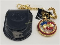 Franklin Mint Civil War John S Mosby Pocket Watch