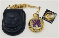 Franklin Mint Civil War Peauregard Pocket Watch