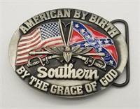 American Birth Southern By God Belt Buckle Siskiyo