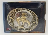 End Of The Line West Native American Belt Buckle