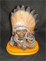 Old West Visions Native American Indian Chief Bust