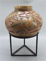 Mata Ortiz Signed SANDE E Clay Pottery Bowl Vase