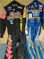 Lot of 2 NASCAR Driving Suits