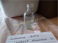 Embossed Listerine Bottle,Lambert Pharmacal Co.,