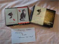 Chessie Train kitty playing cards in original box