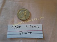 1980 Susan B Anthony dollar