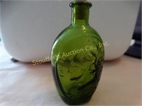 Green bottle, W.T. Washington with cork 3 1/2"