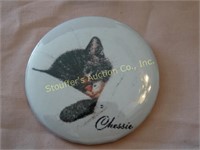 Chessie Train Kitty Metal Pin