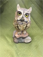 Hand Carved Owl Figure