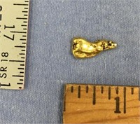Alaskan gold nugget approx.4.6 grams, about 3/4" l