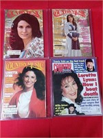 Four Magazines Featuring Loretta Lynn