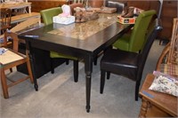 Dining Table Re-Purposed from Door -