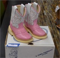 NIB Infant Size 7 Cowgirl Boots w/ Box