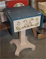 Hand Painted Wooden Drop Leaf Table