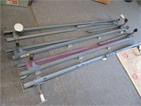 4 metal bed frame pcs (2 sets)
