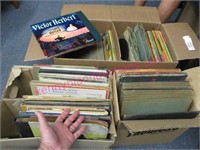 old record collection (3 boxes - various)