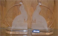 Acrylic Seal Themed Book Ends by Wintrade of