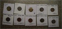 (10) Indian Head Pennies